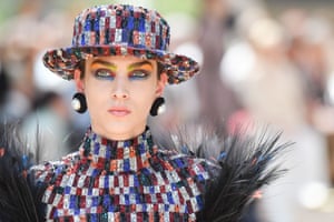 Sequins give Chanel's classic boater a new lease of life.