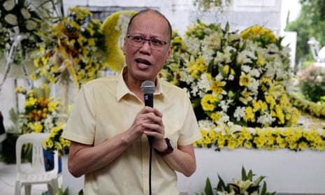 Benigno ‘Noynoy’ Aquino III commemorating the lives of his parents, President Corazon ‘Cory’ Aquino and the former Senator Benigno ‘Ninoy’ Aquino, during a mass in Parañaque, the Philippines, in 2019.