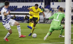 Jude Bellingham became Dortmund’s youngest ever scorer against Duisburg on Monday.