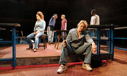 The cast of Sweat on stage