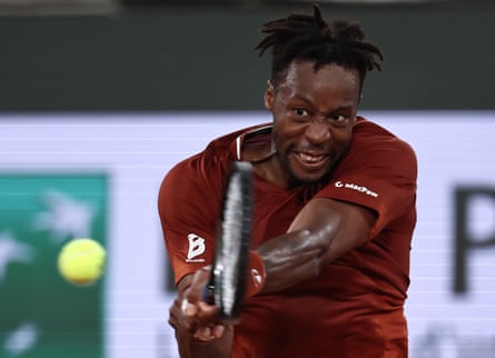 Gaël Monfils left to a standing ovation from the crowd in what could turn out to be his last match at Roland Garros.