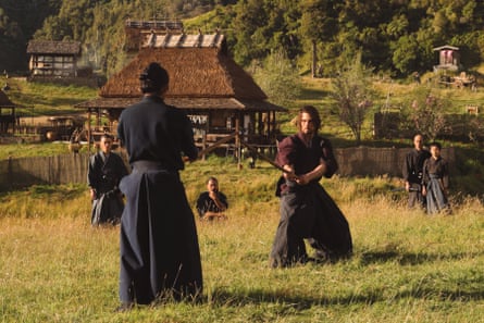 Tom Cruise in the film The Last Samurai