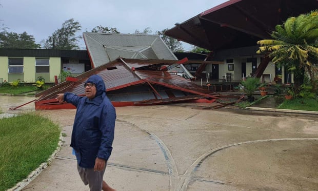 Tropical Cyclone Harold intensified to Category 5 devastating Luganville, the second-largest city in the country.