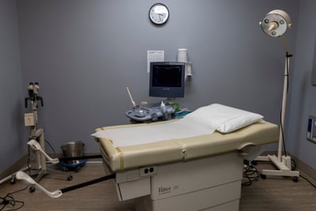 An examination table
