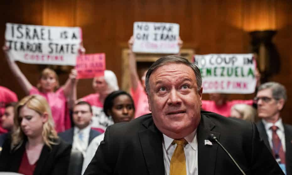 The US secretary of state, Mike Pompeo, told senators he didn’t have time to explain an international law doctrine justifying Israel’s annexation – perhaps because none exists.