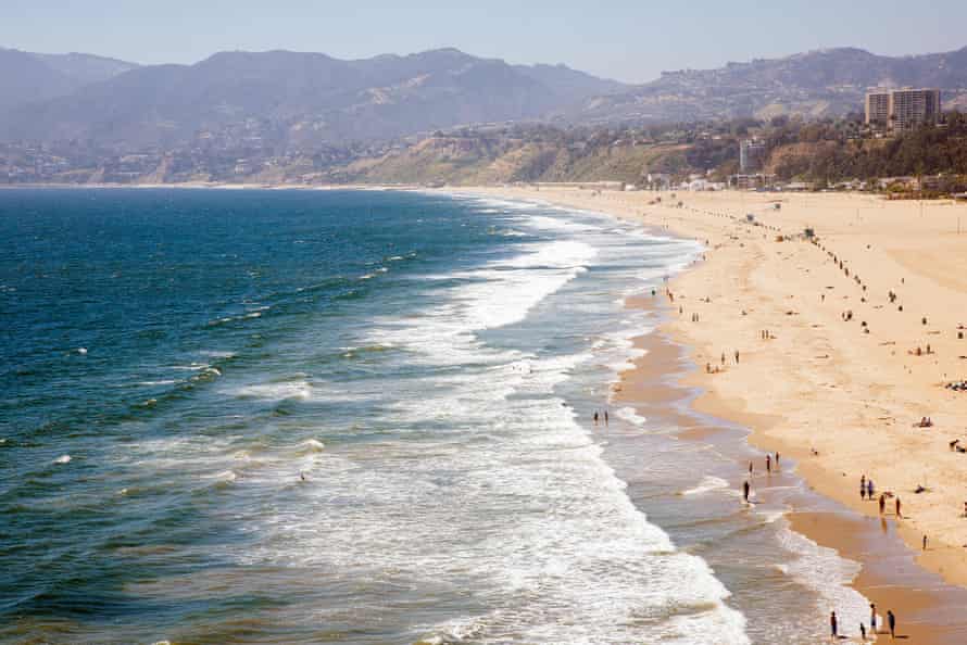 Santa Monica beach, Los Angeles, California, USA