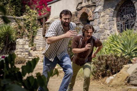 Nicolas Cage and Pedro Pascal in The Unbearable Weight of Massive Talent on Channel 4.