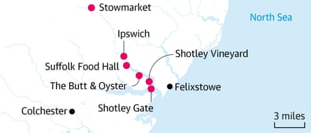 suffolk map