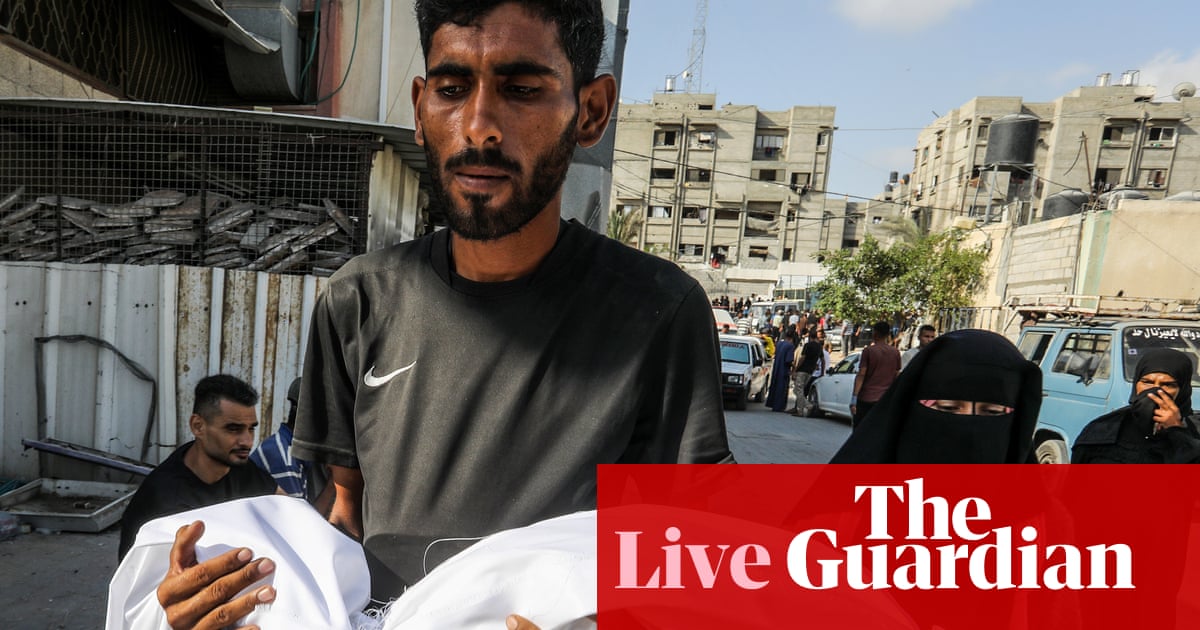 Six killed and dozens wounded by Israeli army while collecting aid, says Gaza civil defence Middle East crisis live
