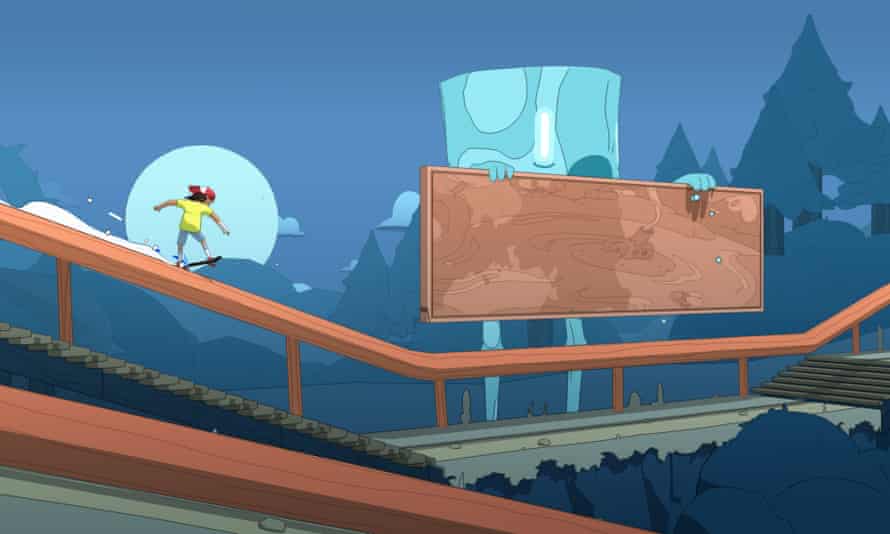 A different kind of board game … surreal skateboarding game OlliOlli World is released in February