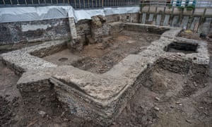 A 2nd century library discovered in Cologne, Germany.