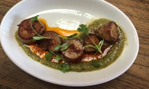 The Spread Eagle’s vegan scallops.