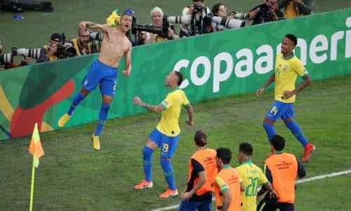Brazil Break Free From The Neymar Imbalance To Win Copa America Jonathan Wilson Football The Guardian