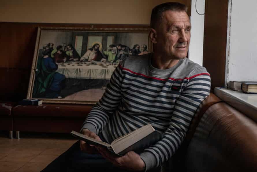 Oleh Bondarenko survived a torture camp in Motyzhyn where he was beaten and left to die by Russian soldiers.