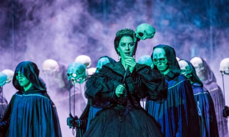 Dark hues … Malin Byström as Hélène in Les Vêpres Siciliennes at the Royal Opera House, London. 