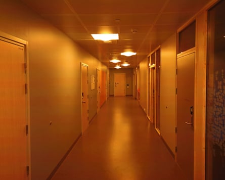 Corridor it by warm lighting