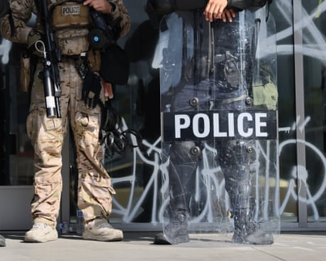 Federal agents blast way into California home of woman and small children
