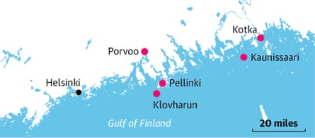 TRAVEL map Finland