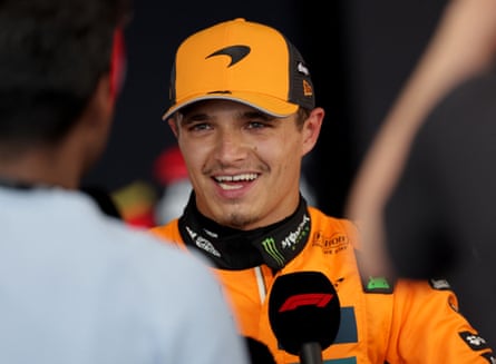 Lando Norris smiles
