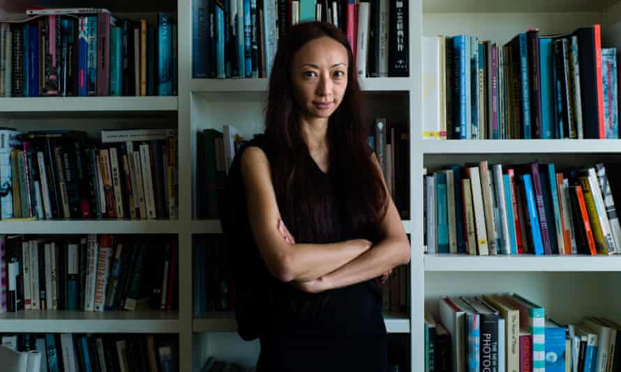 Artist Amy Cheung at her home in Hong Kong.