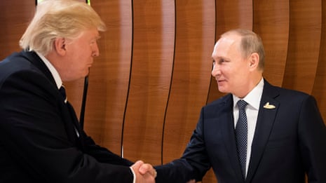 First handshake: Trump and Putin meet at G20 summit – video