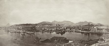 A view across the harbour of Rio de Janeiro, Brazil, 1860.