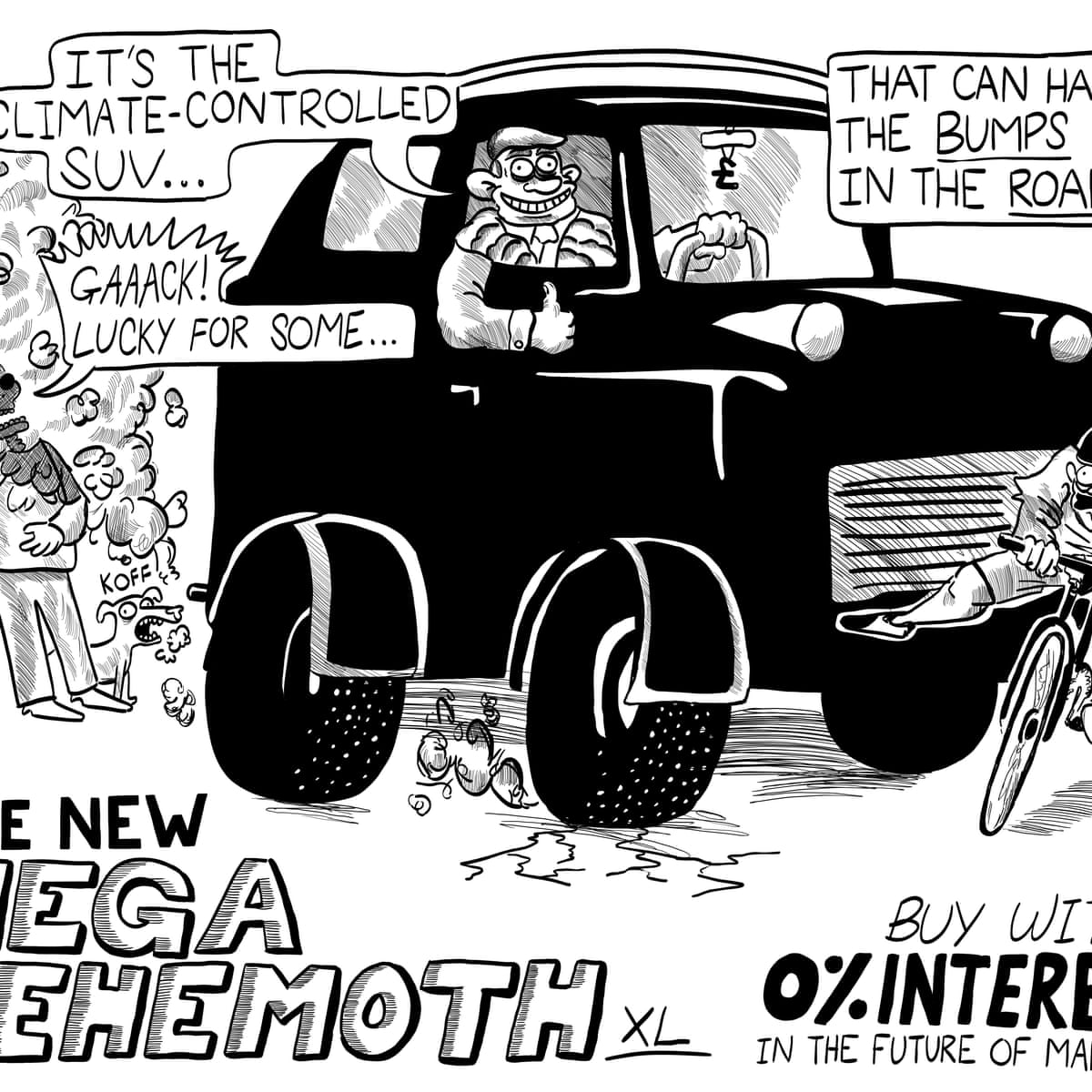 Ο Christopher Harry για την αγορά ενός SUV – καρτούν
