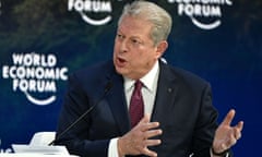 Al Gore at the World Economic Forum in Davos