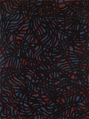 Sol Levitt's 2001 work The Irregular Grid.