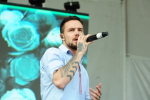 Liam Payne performs during Nickelodeon SlimeFest in Chicago, Illinois in June 2018