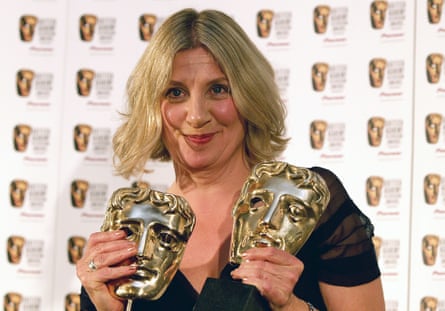 Victoria Wood with two Bafta awards for Housewife, 49.
