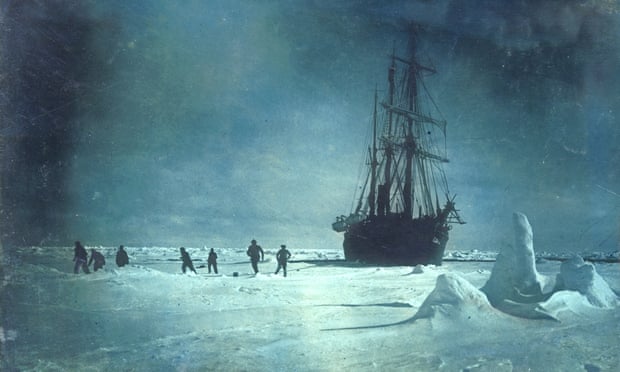 The Endurance trapped in the ice, 1915.