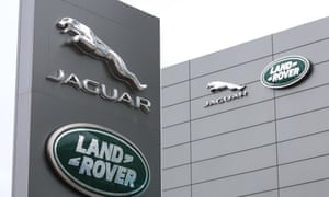 Jaguar and Land Rover logos.