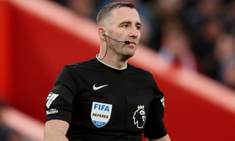 Chris Kavanagh is in charge of today’s team of match officials.