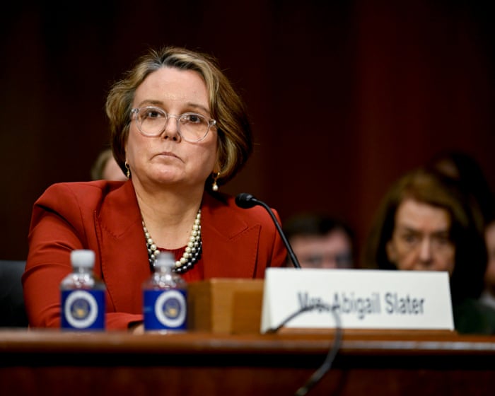 US antitrust chief Gail Slater ousted from Trump justice department