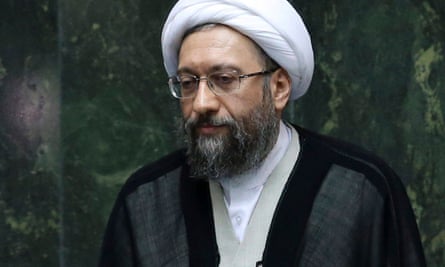 Judiciary chief Sadeq Larijani.
