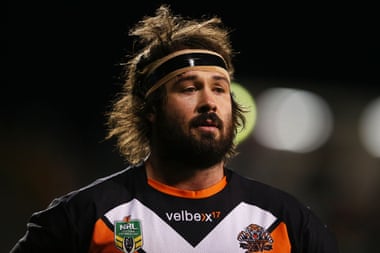 Woods on duty for the Wests Tigers.