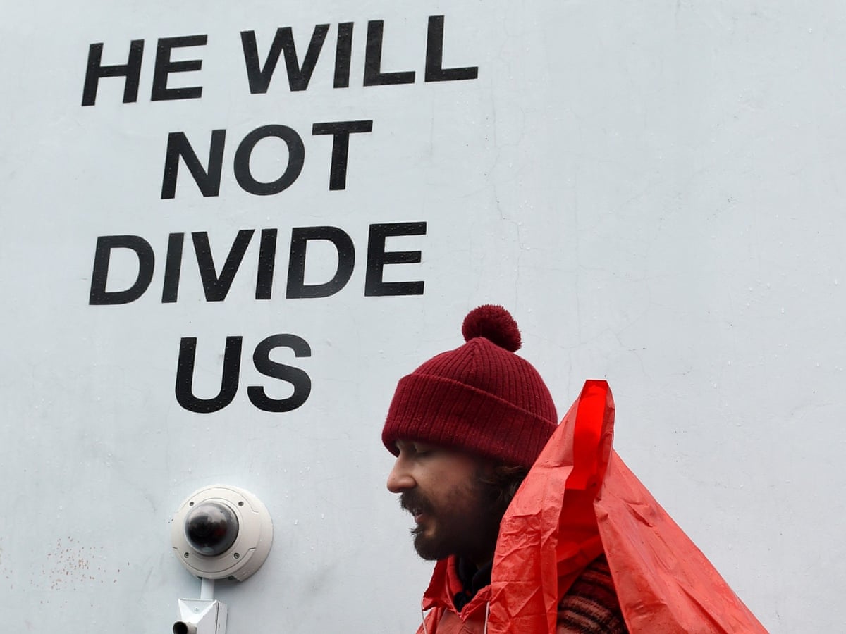 He Will Not Divide Us Livestream Shut Down After Reported Gunshots The Nm Political Report