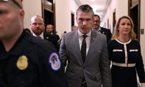 Pete Hegseth's wife reportedly attended meetings with foreign defense officials | Pete Hegseth | The Guardian