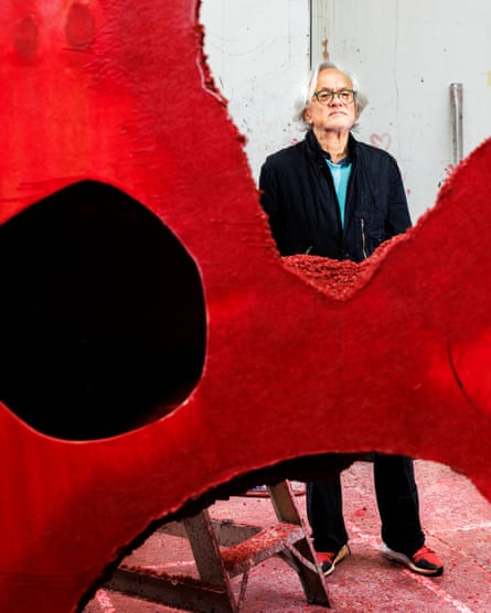 Anish Kapoor at his south London studio.