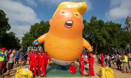 What Happened Next The Trump Baby Blimp In Retrospect We Should Have Ordered A Bigger Balloon Donald Trump The Guardian