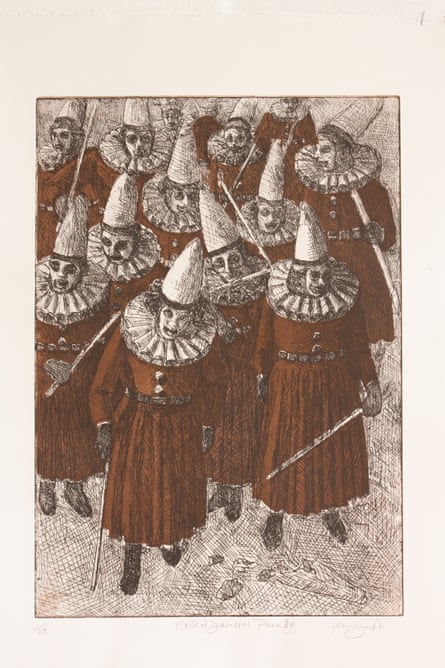 Paul Dash’s Masked Stick-Lick Fighters Parade, 2019.