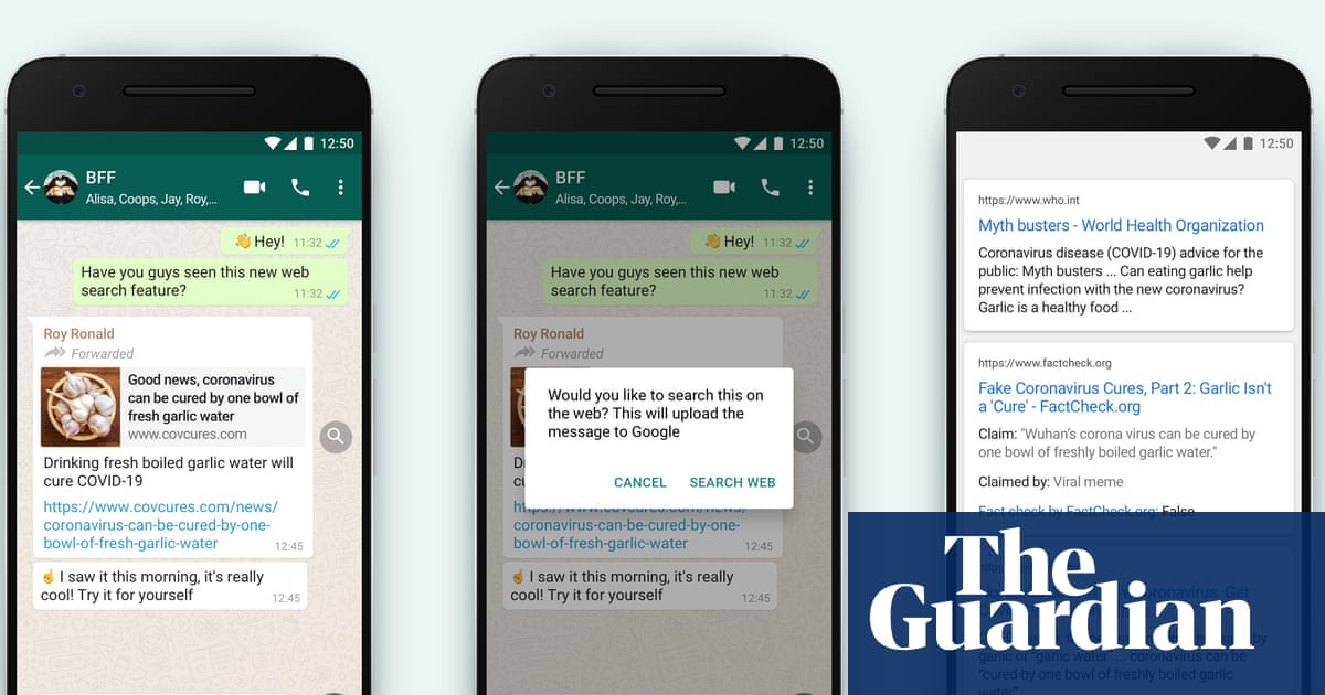WhatsApp launches factcheck feature aimed at viral messages