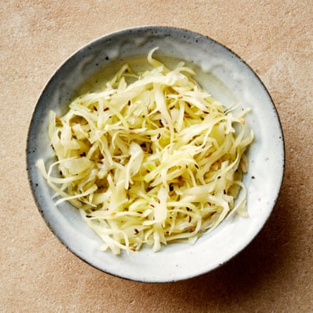 Kenji Morimoto’s fennel and cabbage sauerkraut.