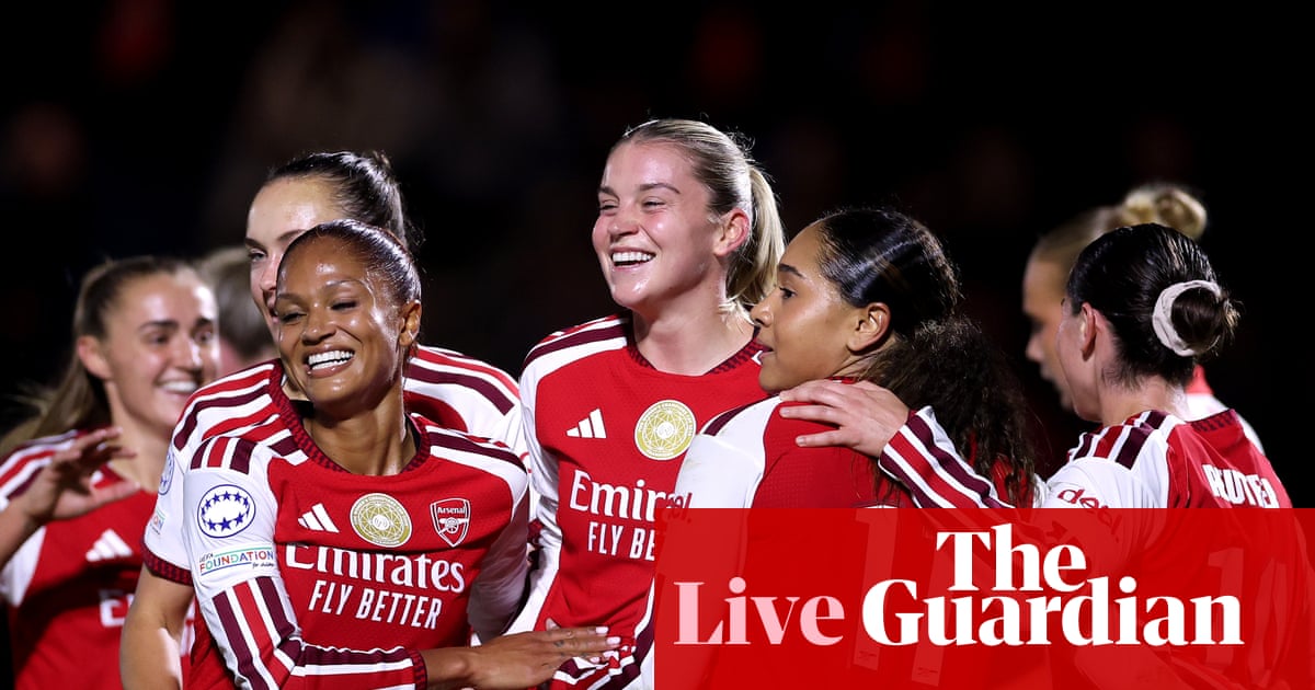 Arsenal v Benfica: Women’s Champions League – live