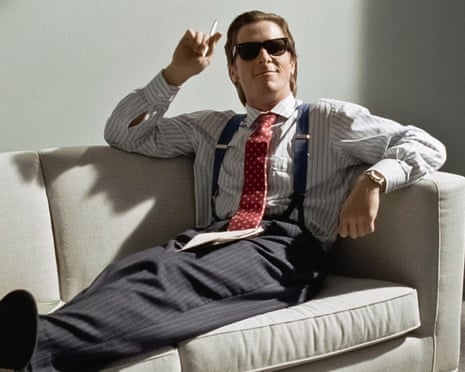 Christian Bale as Patrick Bateman in American Psycho.