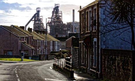 furnaces and terrace houses in Port Talbot