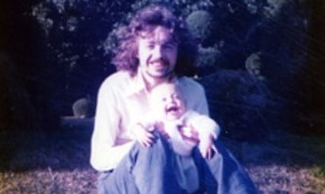 Eleanor Moran as a baby with her father