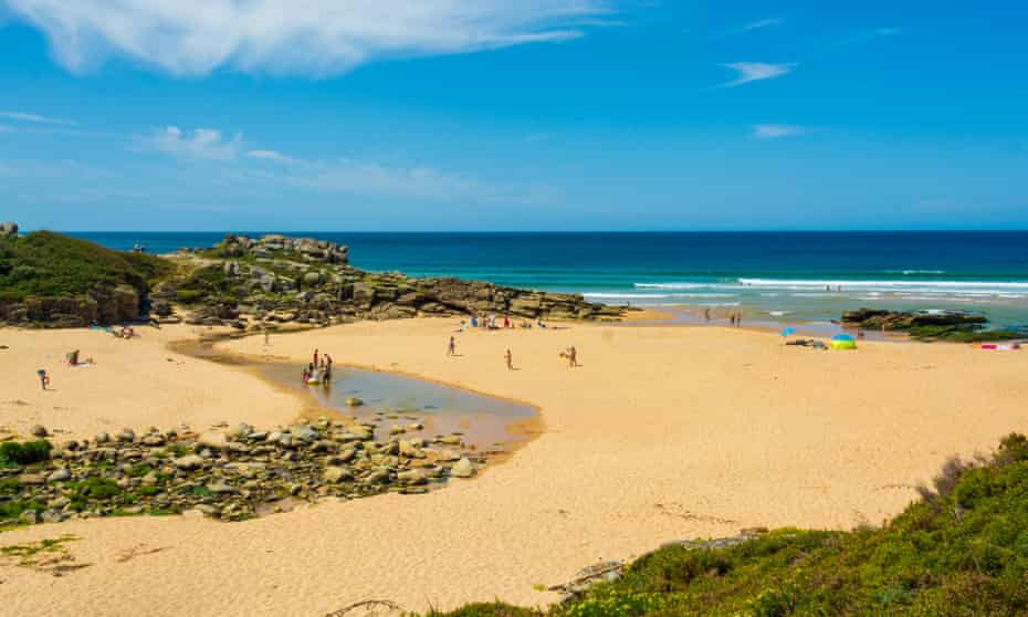 muelle de la playa