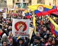 Thousands Rally Outside U.S. Embassy in Colombia Against Trump's Venezuela Intervention